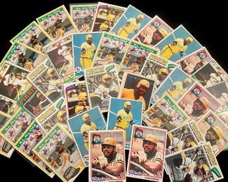 Dave Parker Vintage Baseball Card Lot. 7 x All-Star / 2 x World Series Champion / MVP / Reds and Pirates HOF
