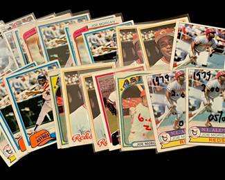 Joe Morgan Vintage Baseball Card Lot. HOF / 10 x All-Star / 2 x MVP / 2 x World Series Champion