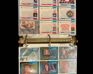 Vintage Star Wars and Star Trek Card Lot. Years Vary
