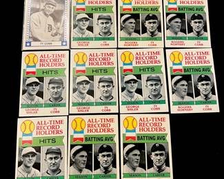 Ty Cobb Vintage Baseball Card Lot. HOF / MVP / Triple Crown Winner / Detroit Tigers