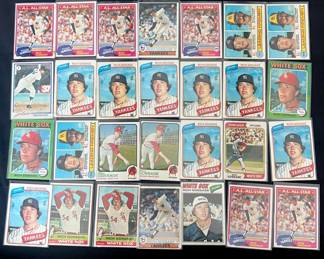 Rich "Goose" Gossage Vintage Baseball Card Lot. HOF Pitcher 9 x All-Star