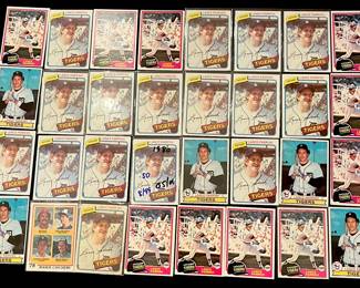 Lance Parrish Vintage Baseball Card Lot. 8 x All-Star / World Series Champion / Detroit Tigers