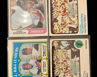 Frank Robinson Vintage Baseball Card Lot. HOF / 14 x All-Star / 2 x World Series Champion / 2 x MVP / Rookie of the Year