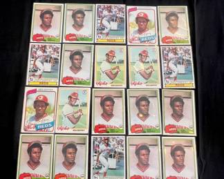 Ken Griffey Sr. Vintage Baseball Card Lot. 3 x All-Star / 2 x World Series Champion / Reds HOF