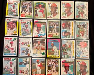 George Foster Vintage Baseball Card Lot. 5 x All-Star / 2 x World Series Champions / MVP / Reds HOF