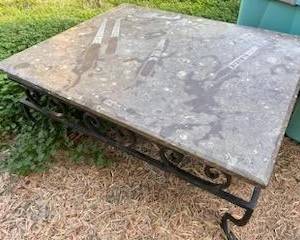 Fossil coffee table