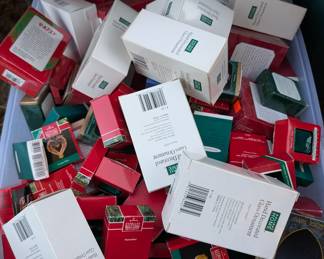 Hallmark ornaments - multiple tubs