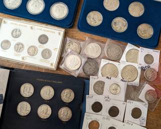 Just some of the coins - there are A LOT of coins