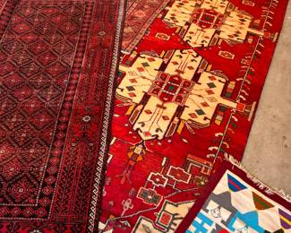 Handmade rugs (there are about 40)
