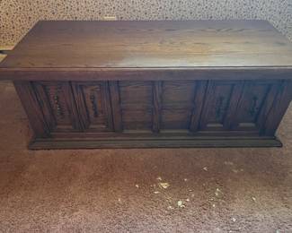 Lane cedar trunk
