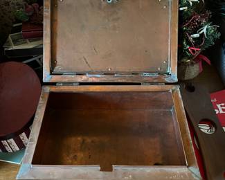 Copper storage box