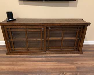Arhaus entertainment cabinet
