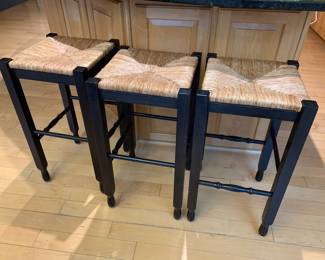 4 Pottery Barn kitchen stools - 1 not pictured.  