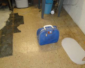 Yup, bowling ball bag, and it does have a bowling ball inside too