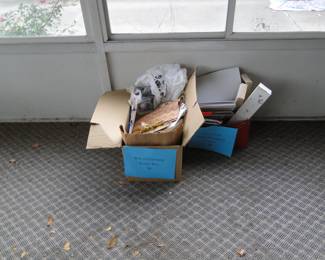Boxes of wrapping paper and gift boxes