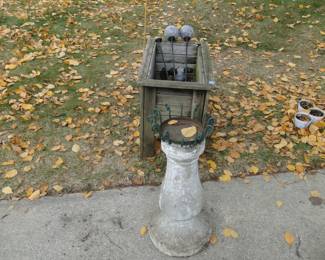 Stand and raised planter too