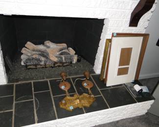 Vintage, brass items