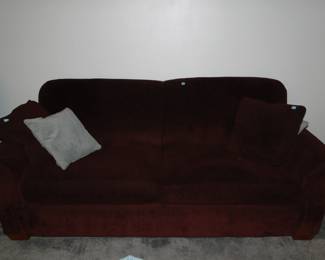 This is one comfy sofa, bad picture