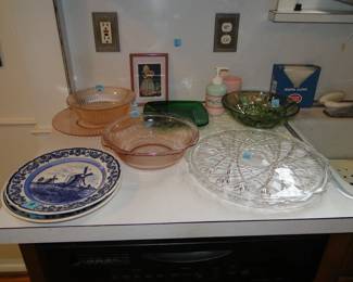 Depression glass and more