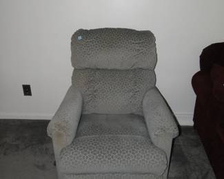 Grey reclining chair