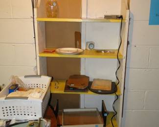 Items yes 90% off.  Shelving, no, cause it's built in and blocking a door that used to be there