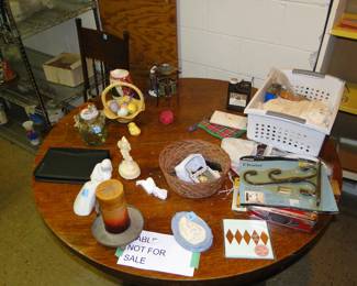 Items, yes 90% off.  Table no dice