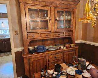 Large Hutch matches Dining Room Table