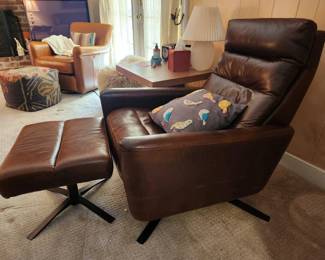 Comfy Glider Chair and Stool