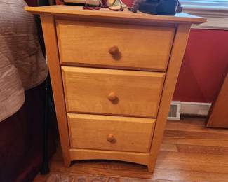 Pair of Night Stands that Match Dresser and Wardrobe