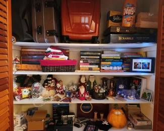 Christmas Decor, Games, Books, CDs