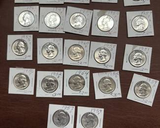 Silver quarters