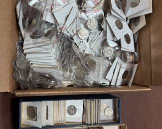Variety of collectible nickels, including 1940s 50s and 60s. Some error coins 