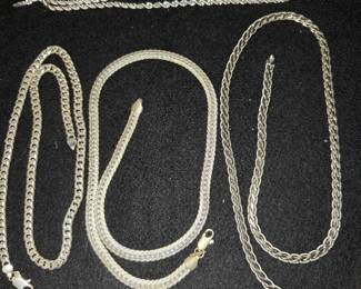 Silver chains