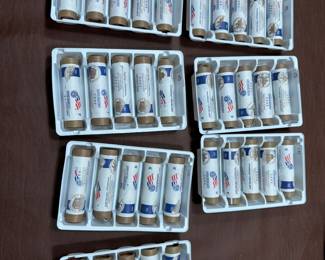 Rolls of Lincoln Cents 