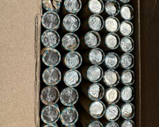 Uncirculated nickel rolls
