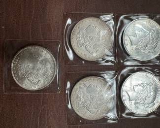 1923 Morgan, silver coins