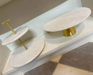 55 West Elm Marble Serving Stand Selectionmin