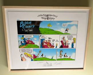 55 Signed Berkeley Breathed Bloom County Comicmin