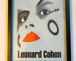 55 Leonard Cohen 1993 Saskatoon Concert Poster min