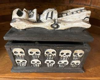 55 Dia De Los Muertos Keepsake Wood Boxmin
