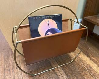 55 West Elm Modern Leather Magazine Rackmin