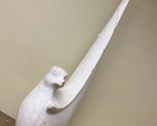 55 Wood Bird Statuemin