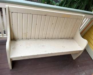 55 Vintage Wood Benchmin