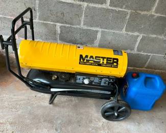 55 Master 135,000 BTU Kerosene Forced Air Heatermin
