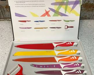 55 Golden Chef Knife Setmin