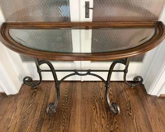 55 Wrought Iron Console Tablemin