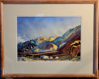 Original watercolor by S. Hanes