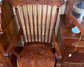 Hand Carved Armchair