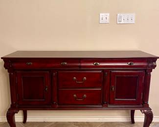 Cherry Pinehurst Buffet 37” tall, 57” wide, 19” deep $360