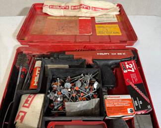Hilti DX 36 powder actuated, semi automatic, .27 cal- used , very good condition